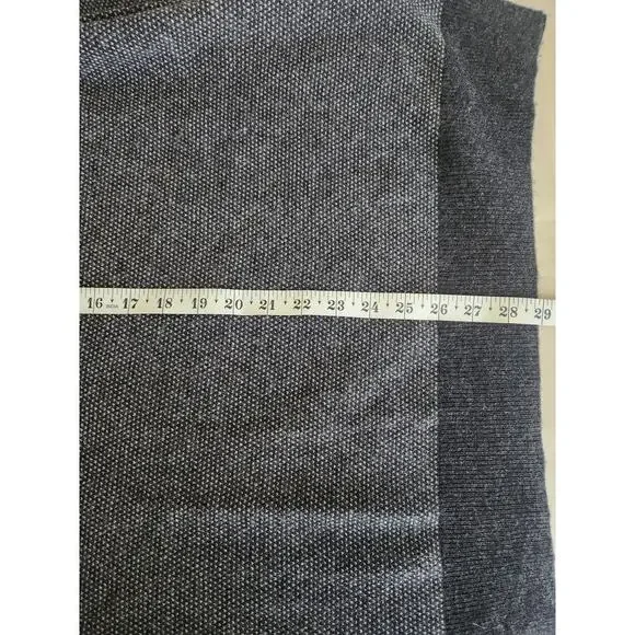 Rails Rune Crew neck sweater Mens L Charcoal Ice wool blend Careerwear classic - Picture 9 of 9